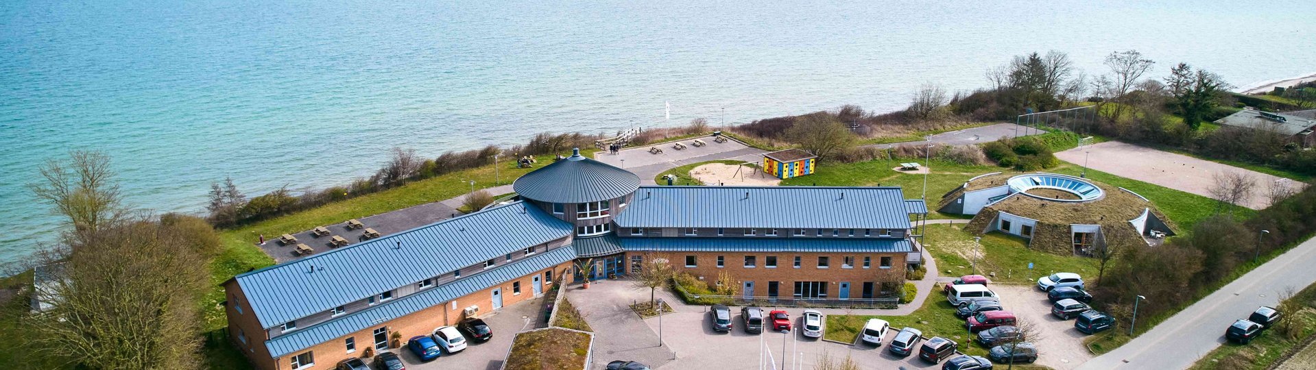 Luftbild der Jugendherberge Dahme