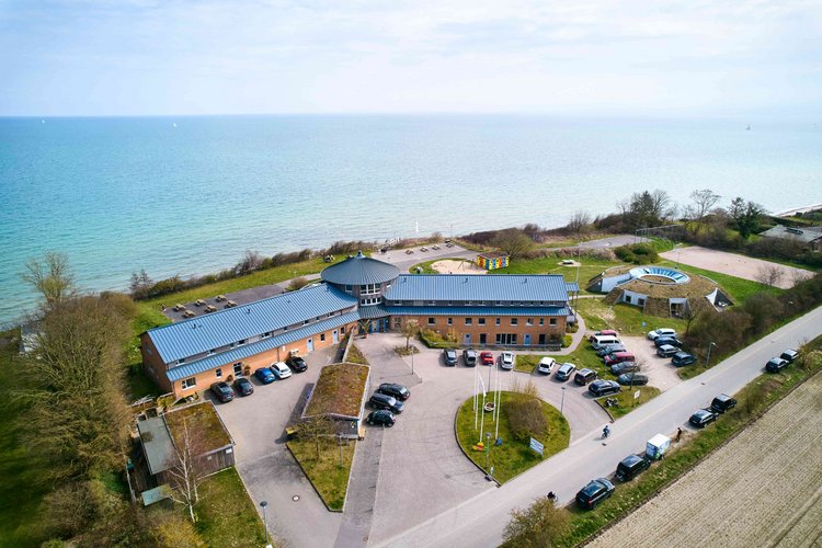 Luftbild der Jugendherberge Dahme